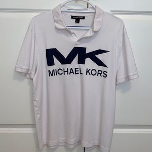 White Michael Kors polo shirt